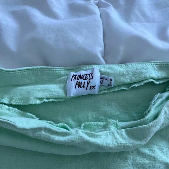 Princess Polly Green Mini Skirt - Picture 2 of 2